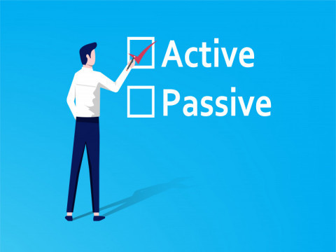 active vs. passive voice